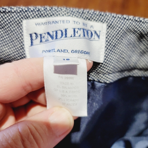 Pendleton Wide Straight Leg Pants, Size 16 - Picture 4 of 4